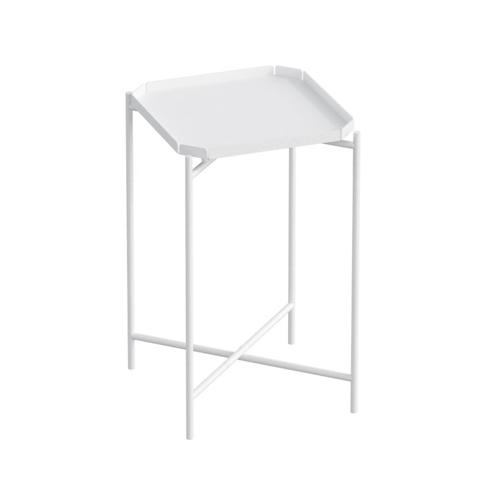 Hanah Home Shb-008-B Mesa de centro metálica blanca Hanah Home Shb-008-B Mesa de centro metálica blanca